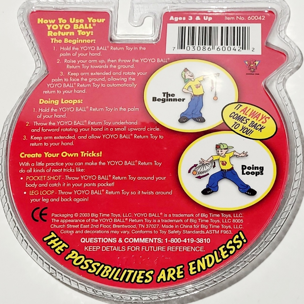 New "YOYO Ball" Never Needs Rewinding, Big Time Toys - Picture 3 of 3